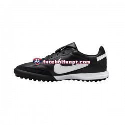 Branco Preto Nike Premier III TF Chuteiras de futebol