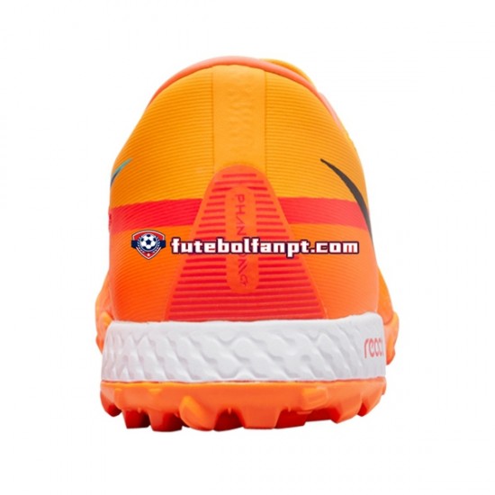 Laranja Nike React Phantom GT2 Blueprint Pro TF Chuteiras de futebol