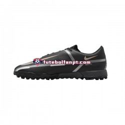 Preto Nike React Phantom GT2 Shadow Pro TF Chuteiras de futebol