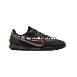 Preto Nike React Tiempo Legend IX Shadow Pro IC Halle Chuteiras de futebol