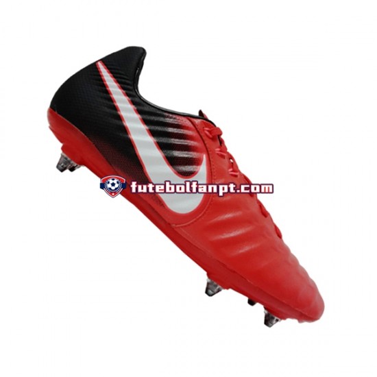 Vermelho Preto Nike Tiempo Legacy III SG Chuteiras de futebol