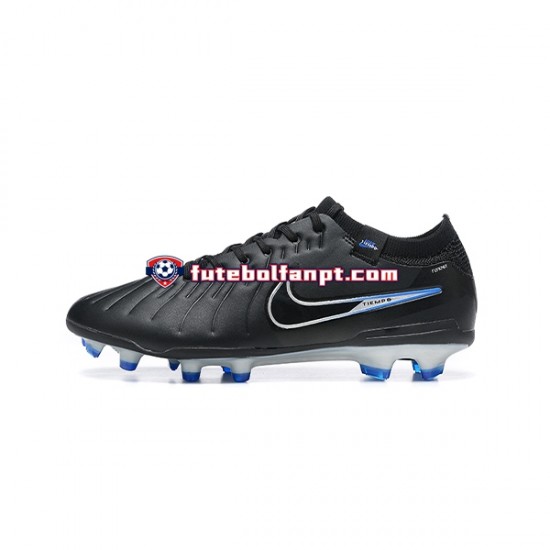 Azul Preto Nike Tiempo Legend 10 Elite FG Chuteiras de futebol