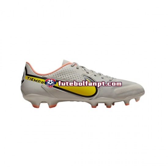 Cinza Laranja Nike Tiempo Legend IX Academy FGMG Lucent Chuteiras de futebol