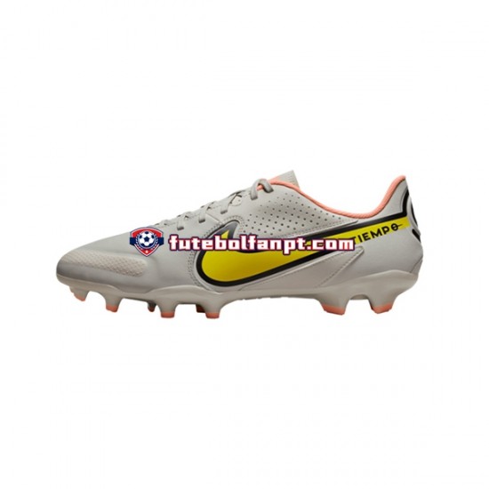 Cinza Laranja Nike Tiempo Legend IX Academy FGMG Lucent Chuteiras de futebol