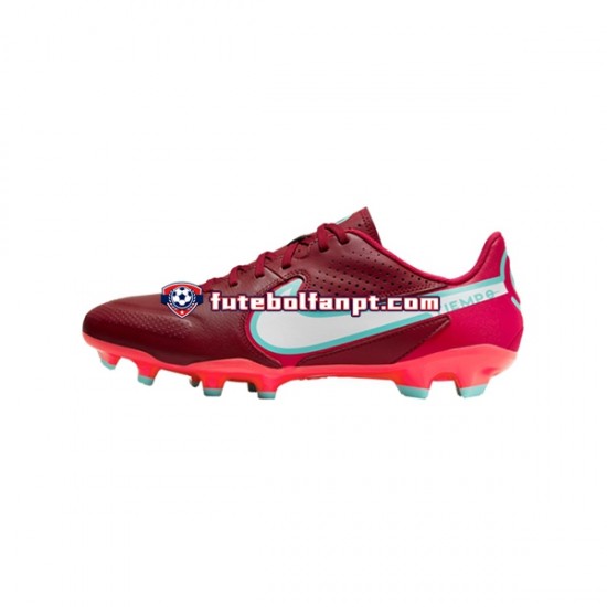 Vermelho Nike Tiempo Legend IX Blueprint Academy FGMG Chuteiras de futebol