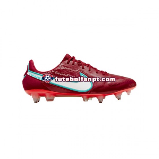 Vermelho Nike Tiempo Legend IX Blueprint Elite SG Pro AC Chuteiras de futebol