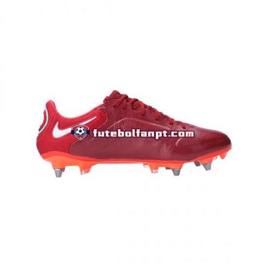 Vermelho Branco Nike Tiempo Legend IX Blueprint PROMO Elite SG Pro Chuteiras de futebol