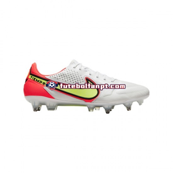 Vermelho Branco Nike Tiempo Legend IX Motivation Elite SG Pro AC Chuteiras de futebol