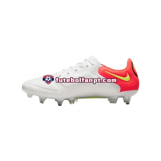 Vermelho Branco Nike Tiempo Legend IX Motivation Elite SG Pro AC Chuteiras de futebol