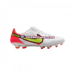 Vermelho Amarelo Branco Nike Tiempo Legend IX Motivation Pro FG Chuteiras de futebol