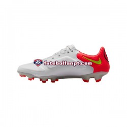 Vermelho Amarelo Branco Nike Tiempo Legend IX Motivation Pro FG Chuteiras de futebol