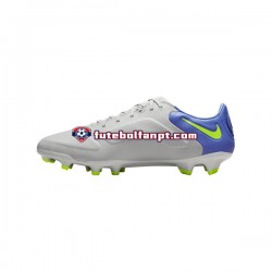 Cinza Azul Amarelo Nike Tiempo Legend IX Recharge Pro FG Chuteiras de futebol