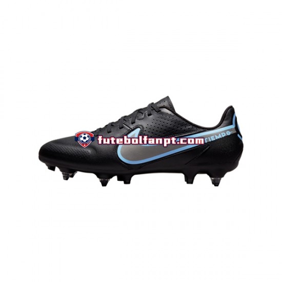 Azul Preto Nike Tiempo Legend IX Renew Academy SG Pro AC Chuteiras de futebol