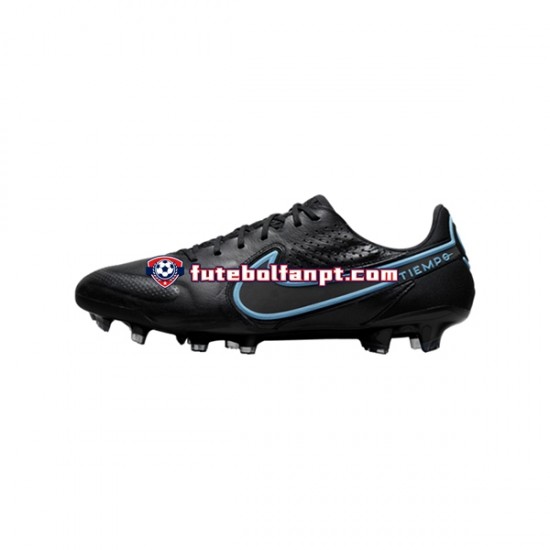 Azul Preto Nike Tiempo Legend IX Renew Elite FG Chuteiras de futebol