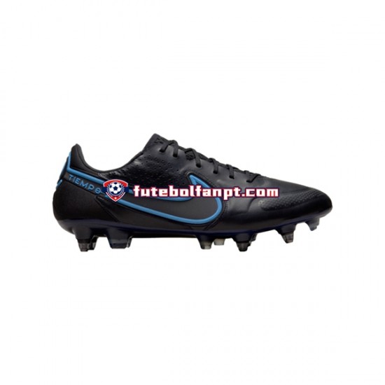 Preto Nike Tiempo Legend IX Renew Elite SG Pro AC Chuteiras de futebol