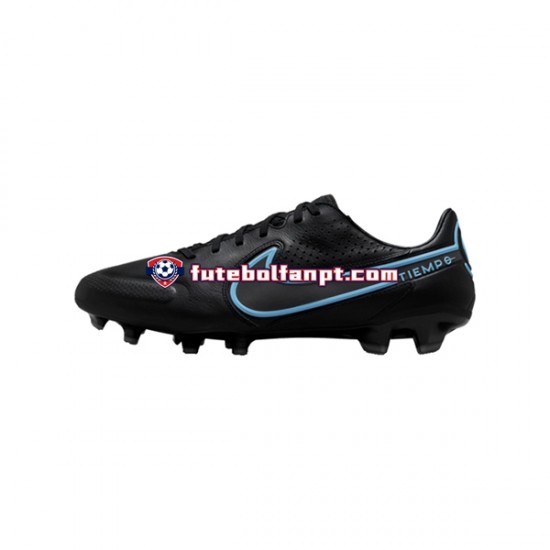 Azul Preto Nike Tiempo Legend IX Renew Pro FG Chuteiras de futebol