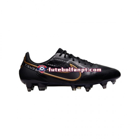 Preto Nike Tiempo Legend IX Shadow Elite SG Pro AC Chuteiras de futebol