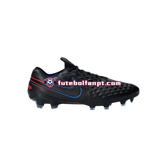 Vermelho Azul Preto Nike Tiempo Legend VIII X Prism Elite FG Chuteiras de futebol