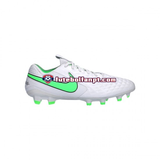 Branco Verde Nike Tiempo Legend VIII Spectrum Elite FG Chuteiras de futebol