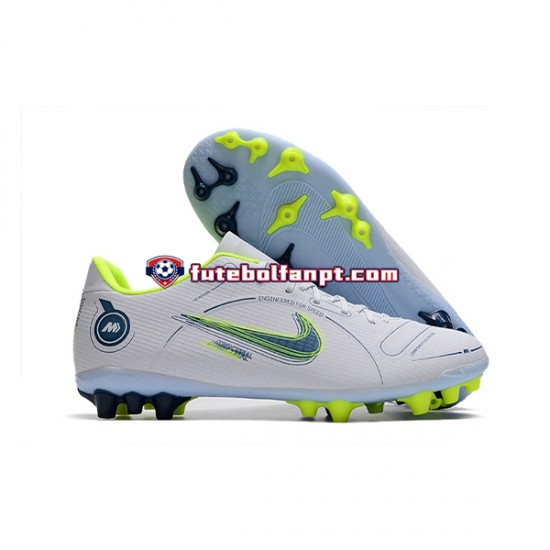 Branco Nike Vapor 14 Academy AG Chuteiras de futebol