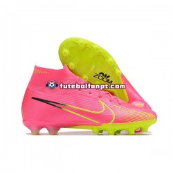 Rosa Verde Nike Zoom Vapor 15 Elite SE AG Chuteiras de futebol