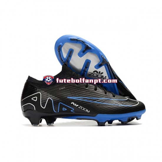 Azul Preto Nike Zoom Vapor 15 Elite SE FG Chuteiras de futebol