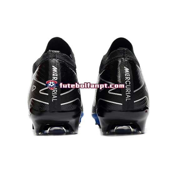 Azul Preto Nike Zoom Vapor 15 Elite SE FG Chuteiras de futebol