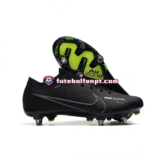 Preto Nike Zoom Vapor Xv Elite Pro SG Chuteiras de futebol