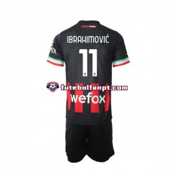 Camisola Principal AC Milan Ibrahimovic 11 Época 2022/2023 Manga Curta ,Criança