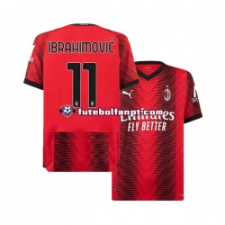 Camisola Principal AC Milan Ibrahimovic 11 Época 2023/2024 Manga Curta ,Homem