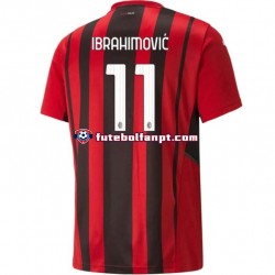 Camisola Principal AC Milan Zlatan Ibrahimovic 11 Época 2021/2022 Manga Curta ,Homem