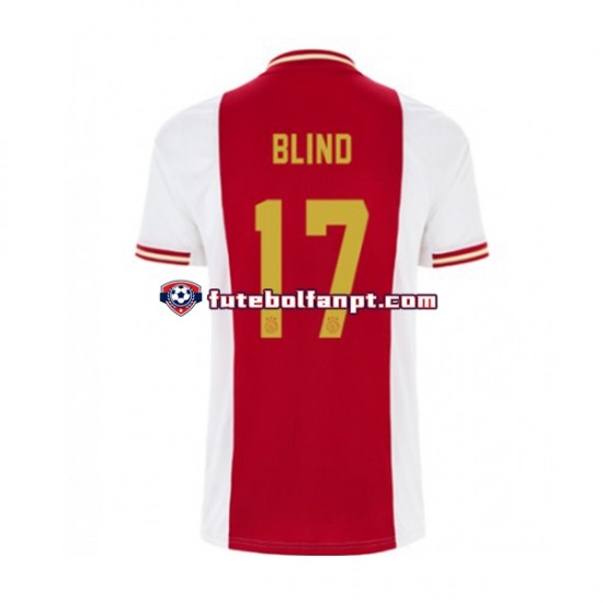 Camisola Principal AFC Ajax Daley Blind 17 Época 2022/2023 Manga Curta ,Homem