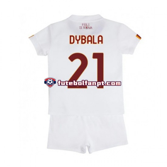 Camisola Alternativo AS Roma Paulo Dybala 21 Época 2022/2023 Manga Curta ,Criança