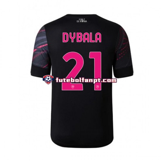 Camisola Alternativa (2ª) AS Roma Paulo Dybala 21 Época 2022/2023 Manga Curta ,Homem