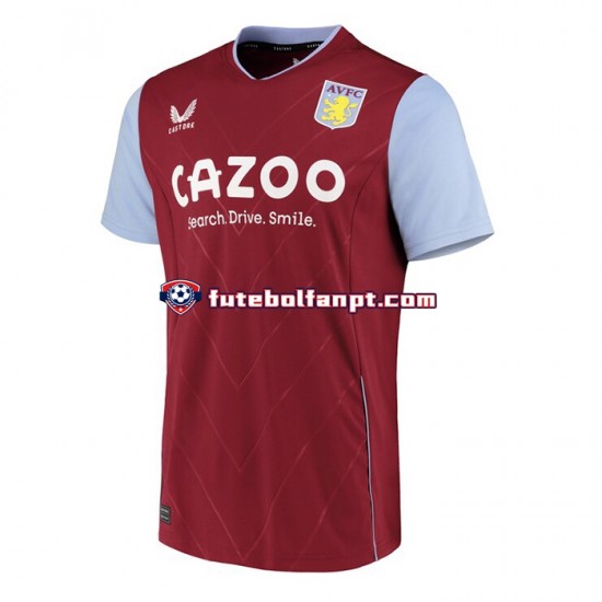 Camisola Principal Aston Villa Época 2022/2023 Manga Curta ,Homem