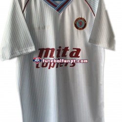 Camisola Alternativo Aston Villa Retro 1988 Manga Curta ,Homem