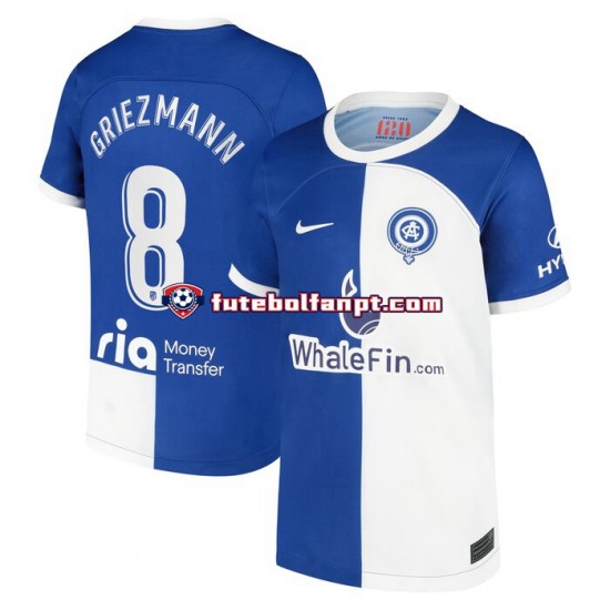 Camisola Principal Atlético Madrid Griezmann 8 120 Anniversary Época 2022/2023 Manga Curta ,Homem