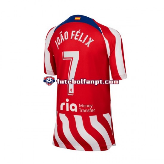 Camisola Principal Atlético Madrid Joao Felix 7 Época 2022/2023 Manga Curta ,Homem