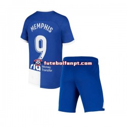 Camisola Principal Atlético Madrid Memphis 9 120 Anniversary Época 2022/2023 Manga Curta ,Criança