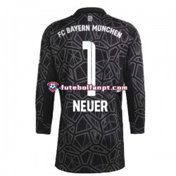 Camisola Alternativo Guarda-redes Bayern de Munique Manuel Neuer 1 Época 2022/2023 Manga Comprida ,Homem