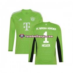 Camisola Alternativo Guarda-redes Bayern de Munique Manuel Neuer 1 Época 2023/2024 Manga Comprida ,Homem