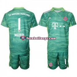 Camisola Alternativa (2ª) Guarda-redes Bayern de Munique Manuel Neuer 1 Época 2021/2022 Manga Curta ,Criança