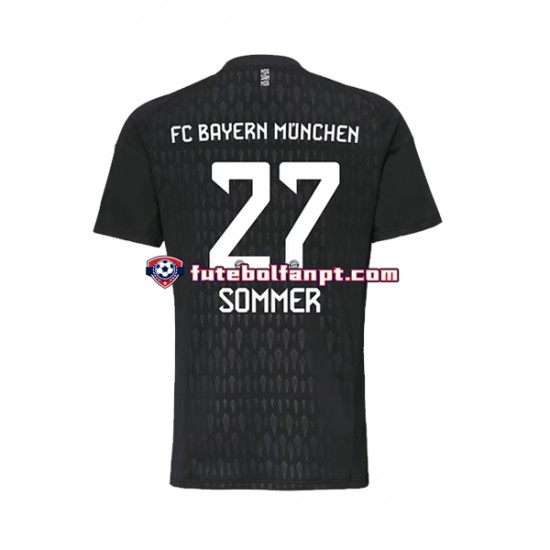 Camisola Principal Guarda-redes Bayern de Munique Yann Sommer 27 Época 2023/2024 Manga Curta ,Homem