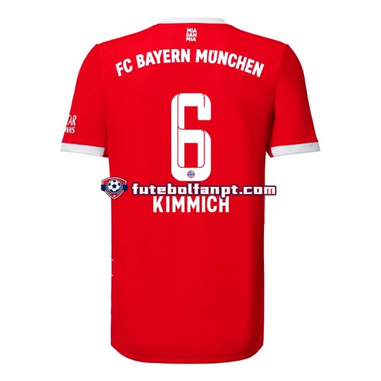 Camisola Principal Bayern de Munique Kimmich 6 Época 2022/2023 Manga Curta ,Homem