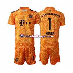 Camisola Alternativo Guarda-redes Bayern de Munique Manuel Neuer 1 Época 2022/2023 Manga Curta ,Criança