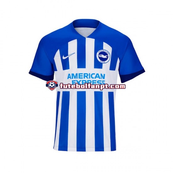 Camisola Principal Brighton Hove Albion Época 2023/2024 Manga Curta ,Homem