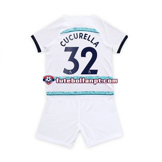 Camisola Alternativo Chelsea Cucurella 32 Época 2022/2023 Manga Curta ,Criança