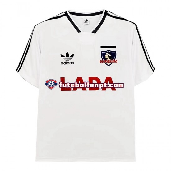 Camisola Principal Colo-Colo Retro 1991 Manga Curta ,Homem