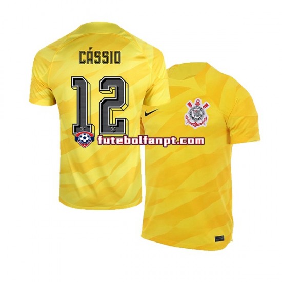 Camisola Alternativo Guarda-redes Corinthians Cassio 12 Época 2023/2024 Manga Curta ,Homem