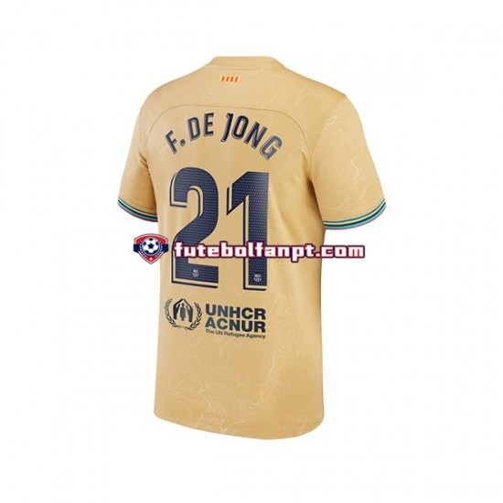 Camisola Alternativo FC Barcelona Frenkie de Jong 21 Época 2022/2023 Manga Curta ,Homem